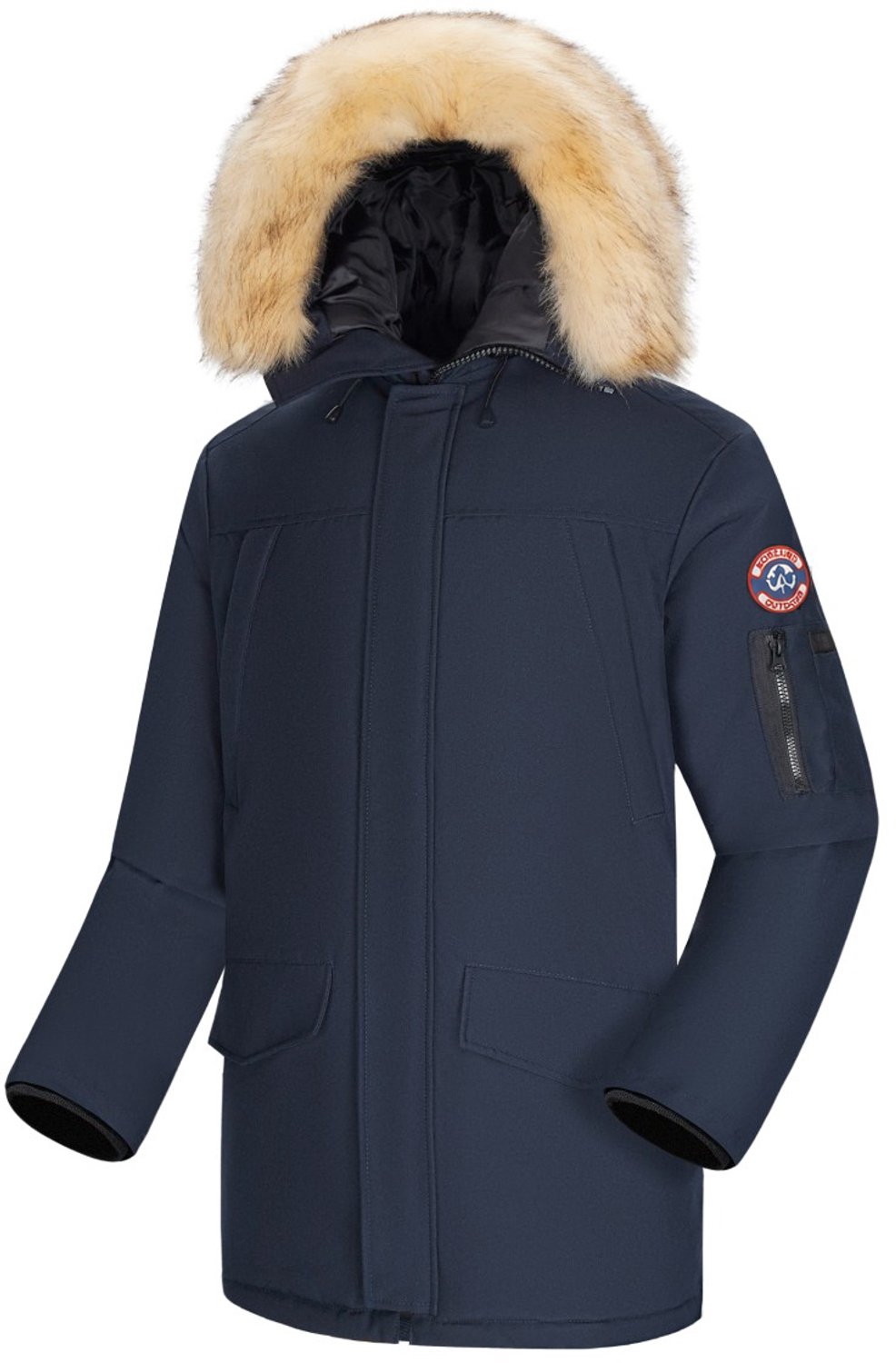 Norlund - Heren Jas winter Bjork Parka Jacket - Blauw - Maat M