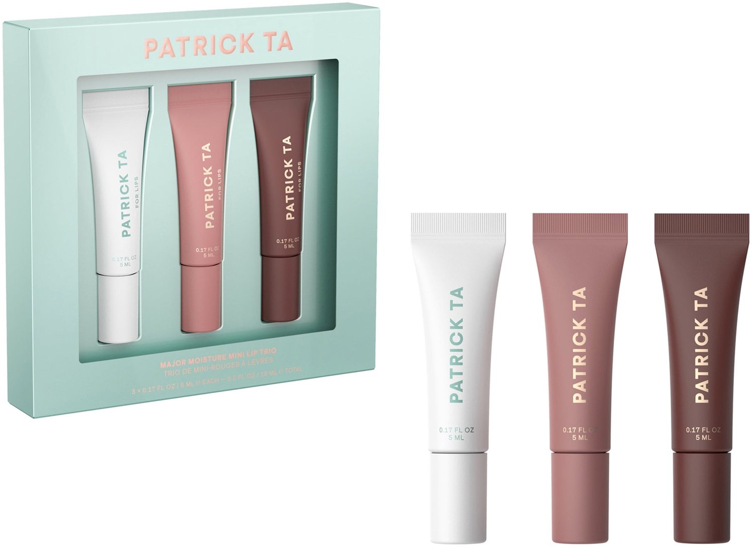 PATRICK TA - Major Moisture Lip Trio - Mini Lippenbalsem Set