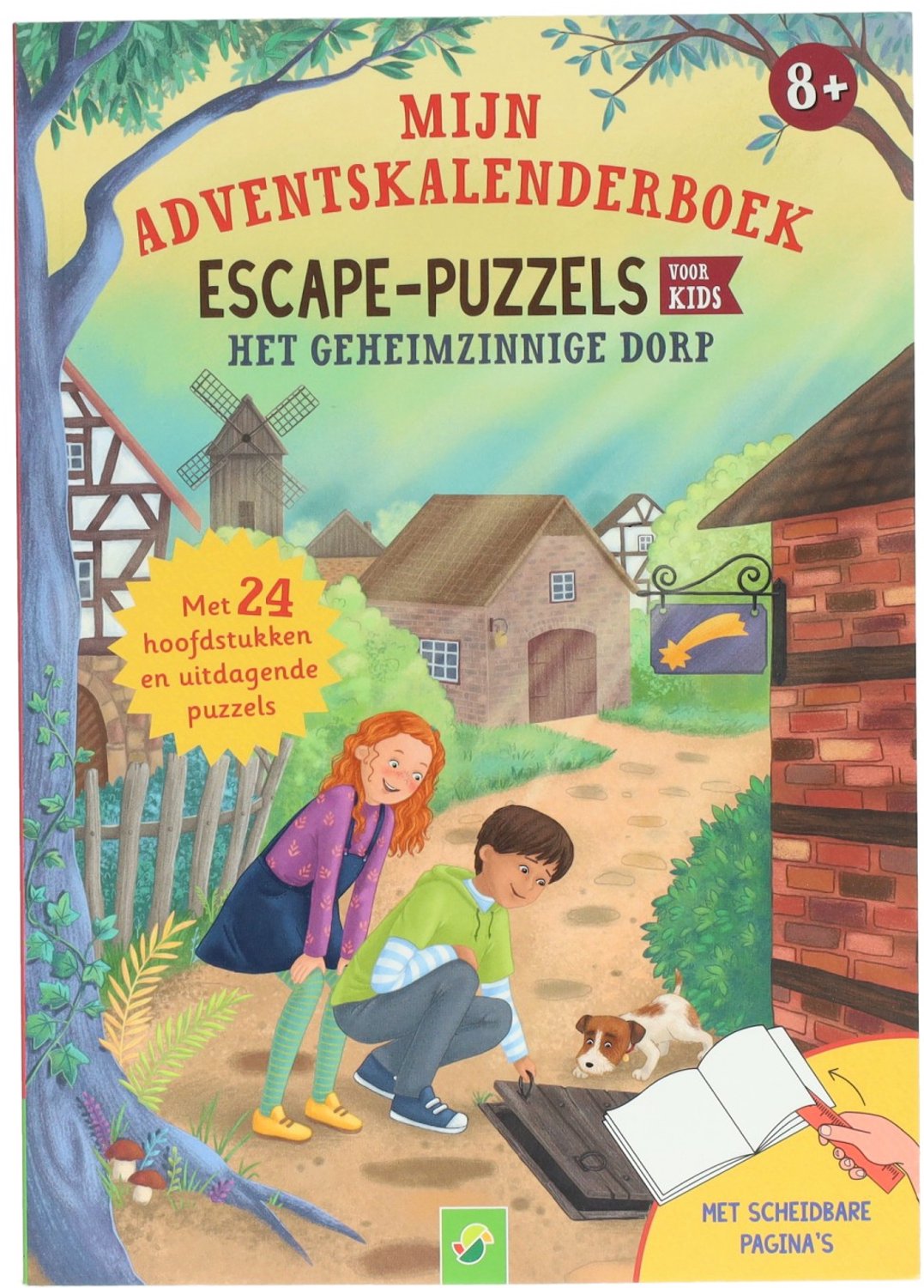 Adventskalenderboek Escape-Puzzels Het Geheimzinnige Dorp