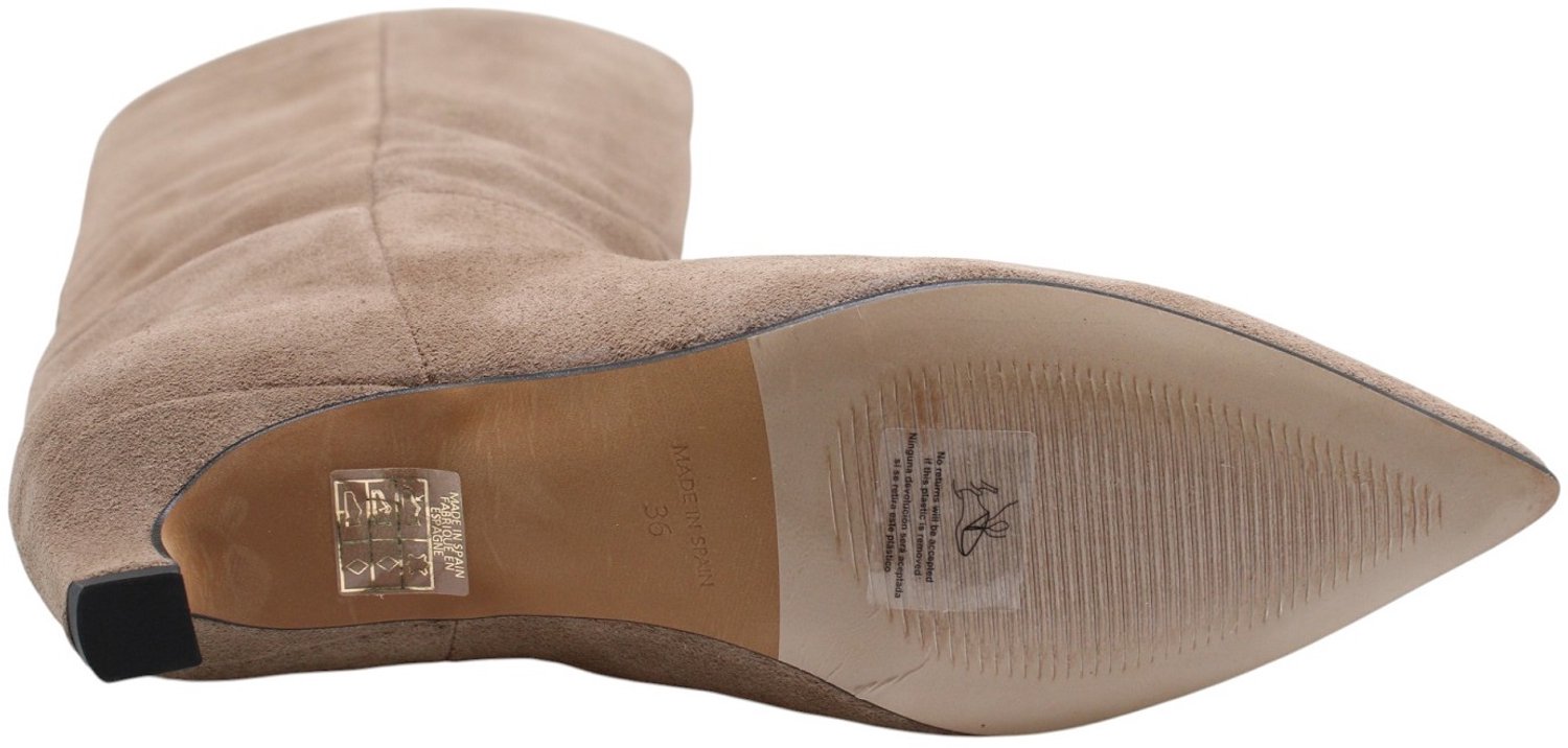 ÁNGEL ALARCÓN 26572 Laarzen - Suède - Dames - Taupe - Maat 41
