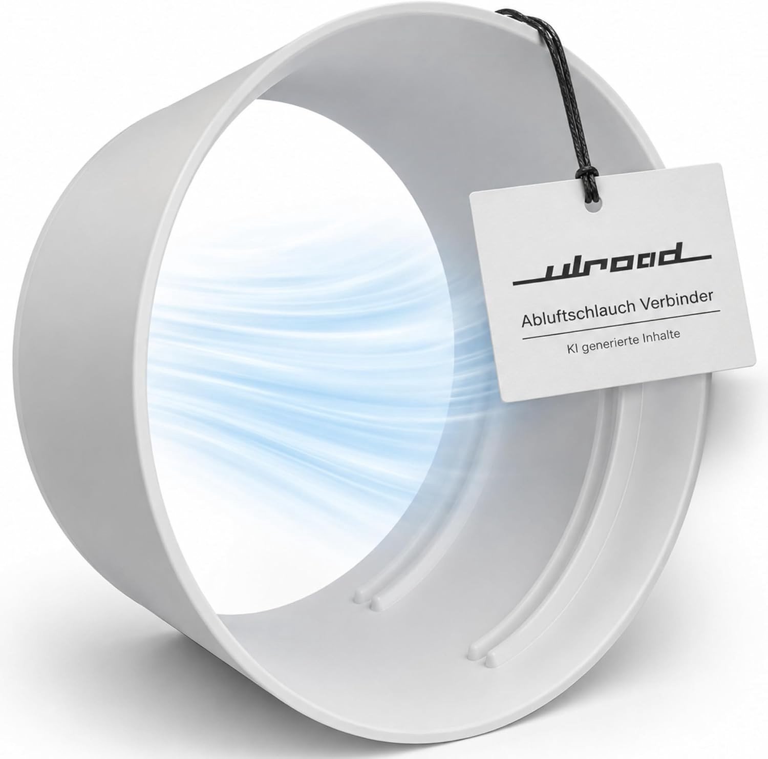 Verbindingsadapter voor Airconditioning Afvoerslang - Ø 150 mm - Kunststof - Voor Mobiele Airco en Afzuigkappen