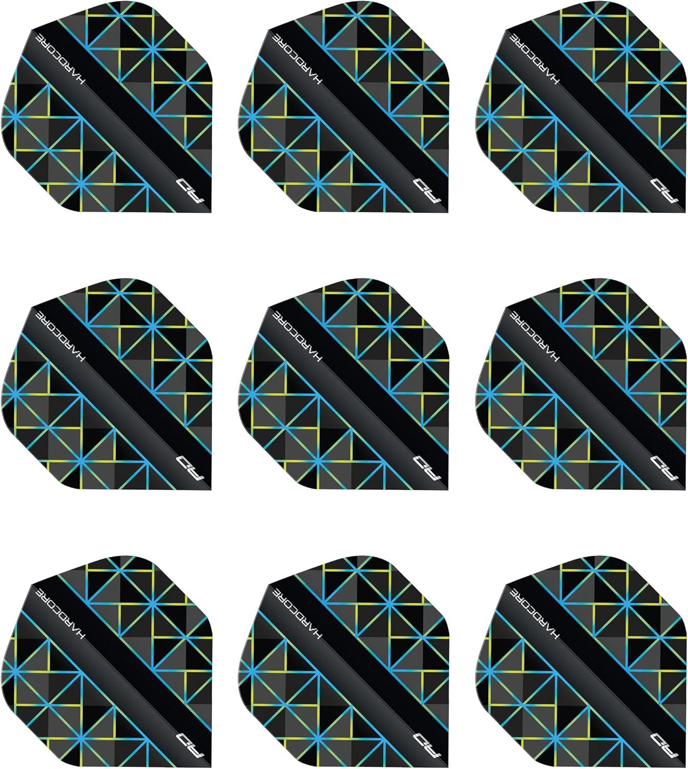 Merkloze Dart Flights: Extra Dikke 100 Micron Standaard Vorm