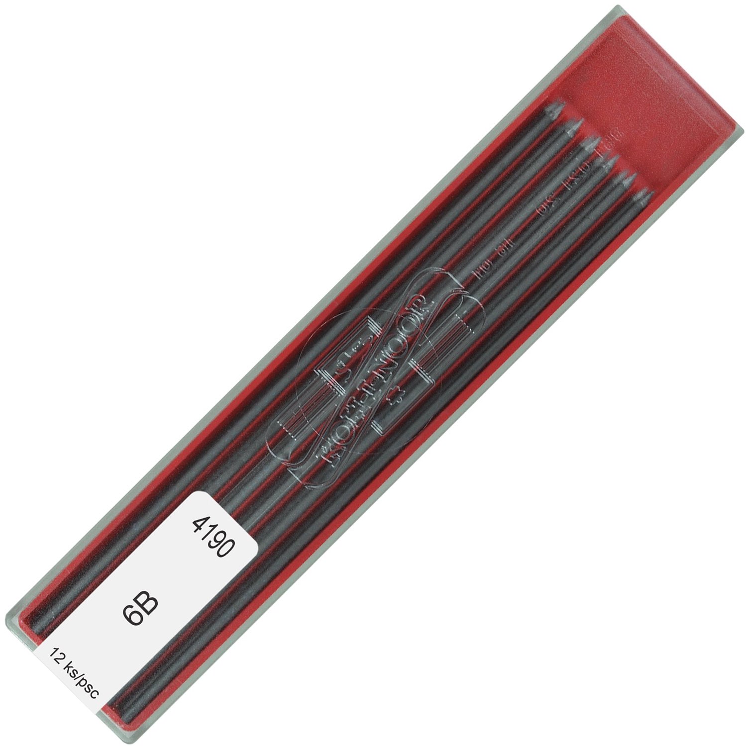 12 Stuks Mechanische Potloodmijnen 2 mm - Hardheid 6B