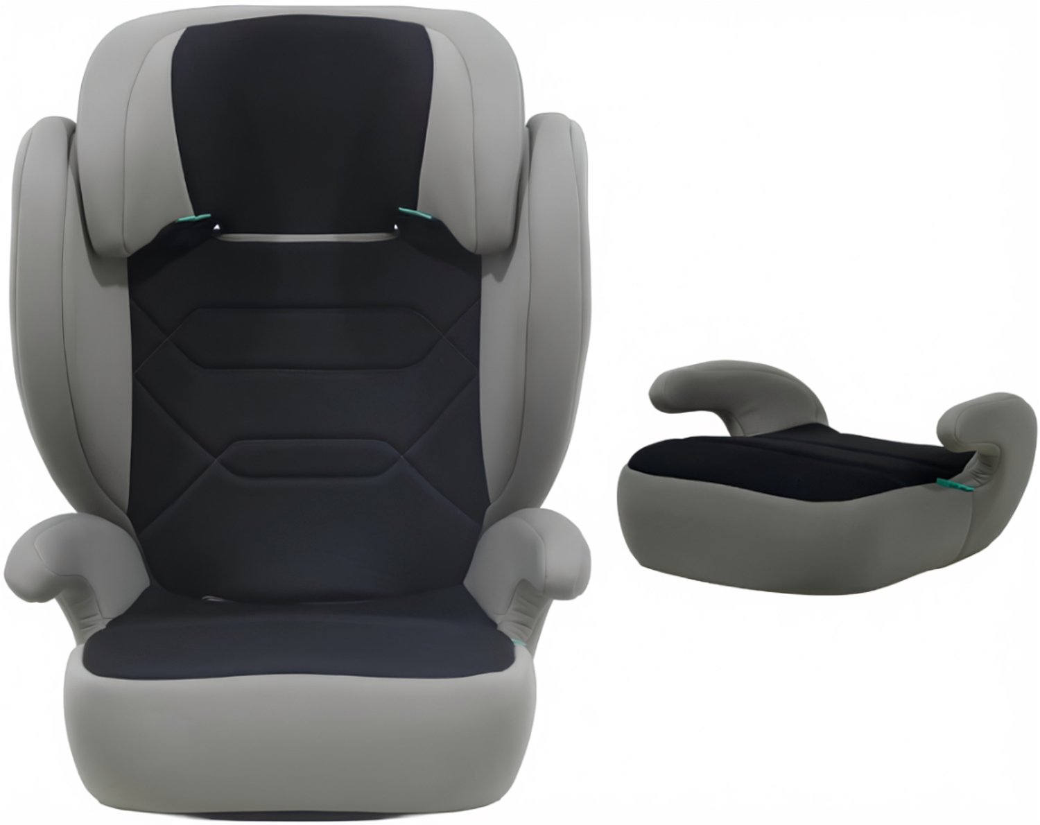 SNJY® Kinderstoel Auto - Kinderzitje Auto - Stoelverhoger voor Auto - Voor 100-150 cm - Zwart/Grijs