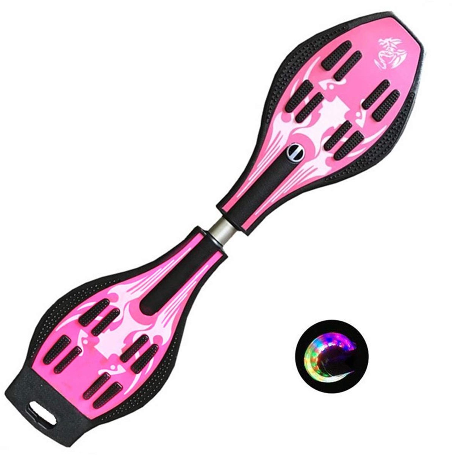 Waveboard voor Kinderen met Lichtgevende Wielen Roze