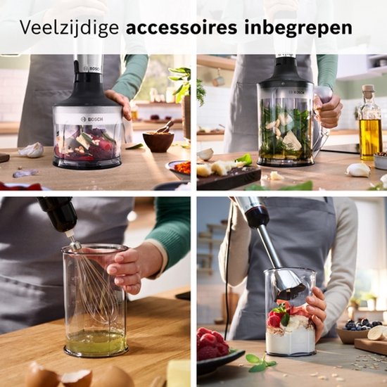 Serie 6 Staafmixer ErgoMaster 1000 W Roestvrij staal MSM6M652 van Merkloos — afbeelding 5