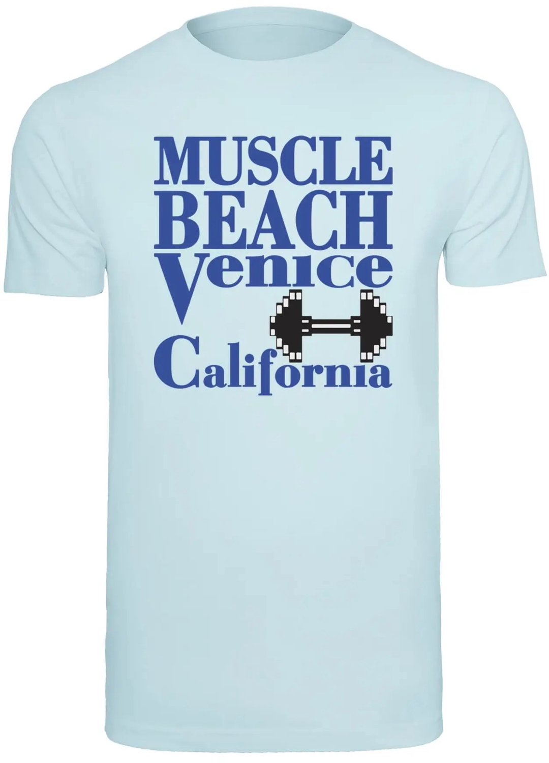 T-shirt Mister Tee Venice Beach Oceaanblauw