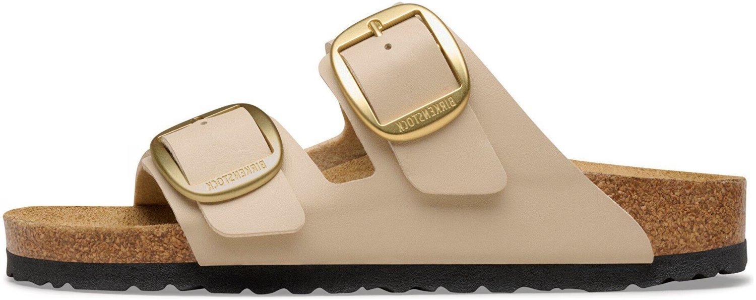 Birkenstock Arizona Big Buckle Birko Flor Sandalen Fashion Wear Volwassen Beige