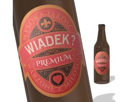 Etiketten voor Bierflesjes - Set van 6 - Groen en Goud