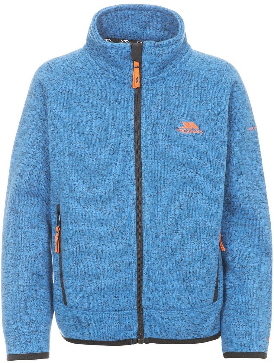 Trespass kinderfleecejas/fleecepullover Mario - Jongensfleece At300 Blue Marl