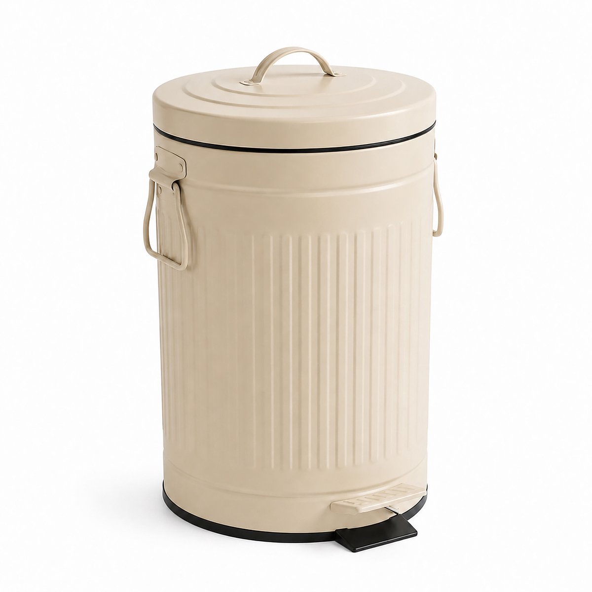 Prullenbak - 12 l - beige