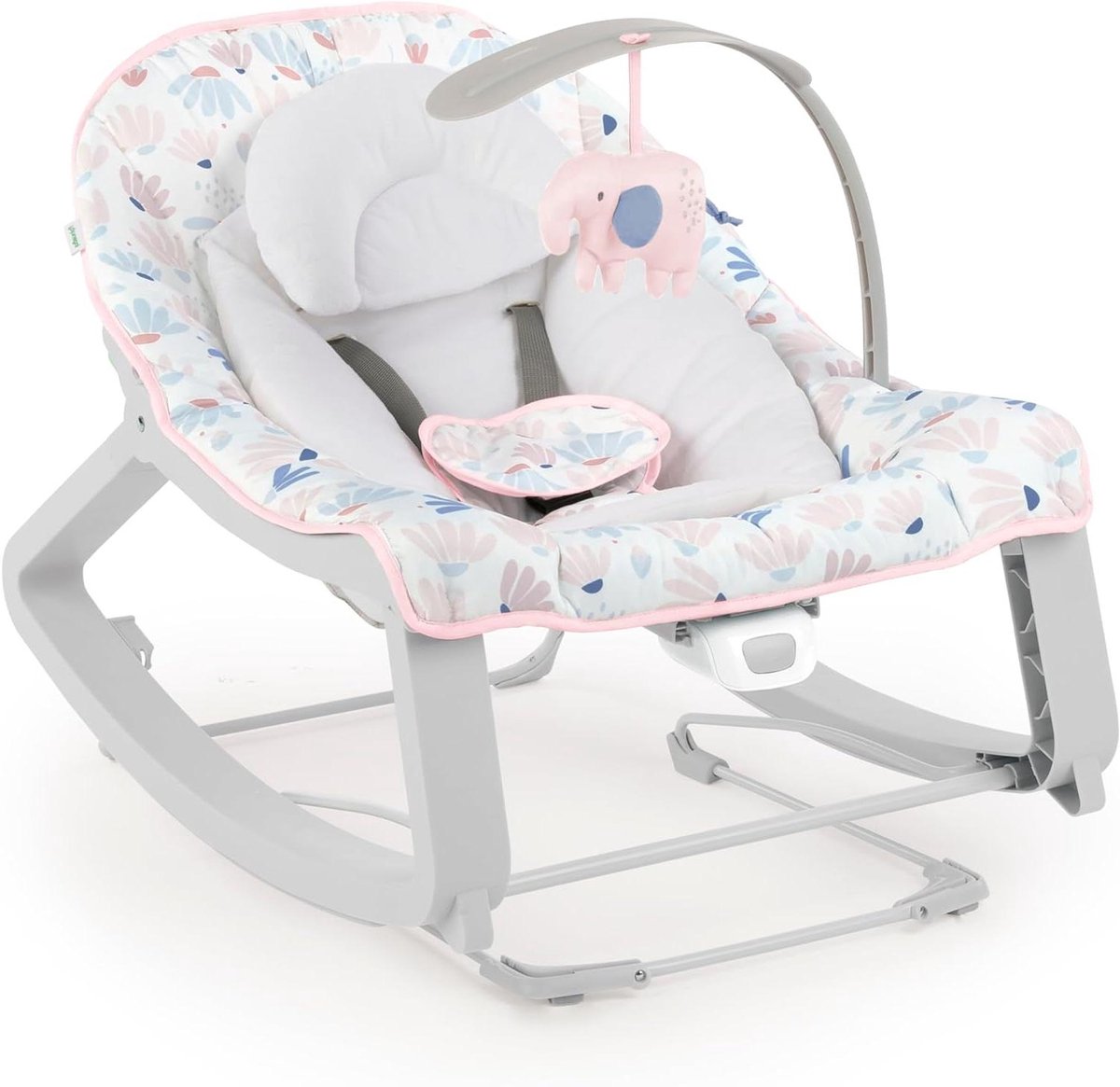 Babywippe met Trillingen - Schommelzitje Peuter - Baby Ontspanning - 3-in-1 Groei Model - Tot 18 kg - Neutrale Kleur