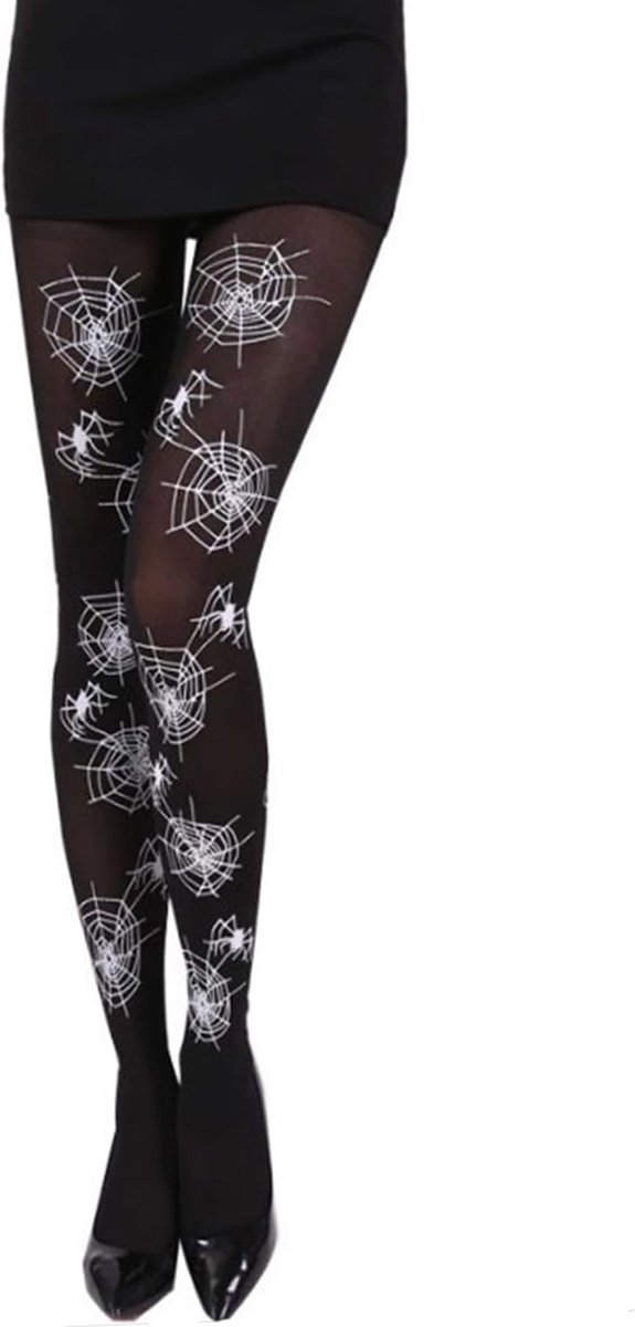 Halloween Spinnenweb Kousen voor Kostuum, Feestelijke Panty’s en Accessoires voor Halloween en Maskerade Party