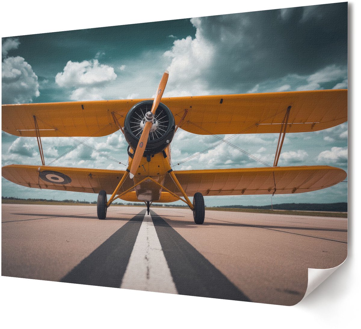 Coloray Polycanvas Wandposter - Brug Over Het Water, Fotografie - A4 - Zwart-wit Kunst - Rechthoek - Canvasposter - Woonkamer, Slaapkamer, Kantoor - Industrieel