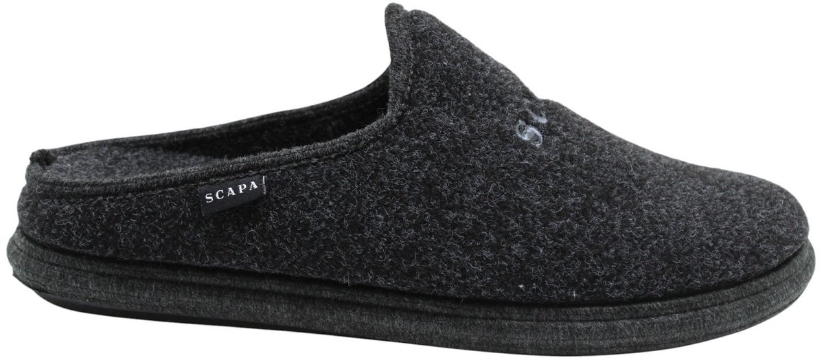 Scapa - Pantoffels - Grijs - Heren - Maat 40 -