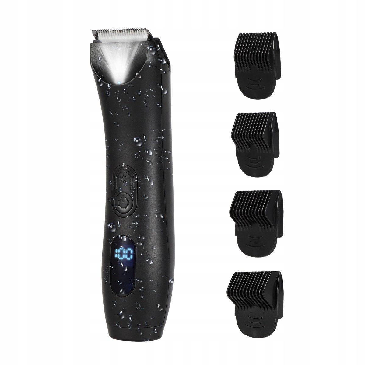 Intieme Trimmer voor Mannen - Draadloos, Waterdicht & LED
