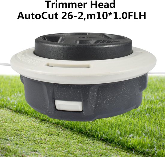 Vervang de maaikop AutoCut C26-2, draadkop voor bosmaaier, trimmerkop met robuuste stalen knop, voor Stihl FS55 FS56 FS55RT FS56R FS70 FS70R FS74 FS76 FS80, M10x1.0FLH — afbeelding 5