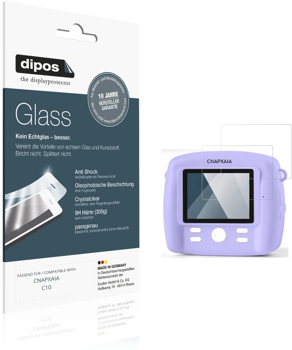 dipos – 2x Pantserfolie geschikt voor CNAPXAIA C10 | 9H Screenprotector