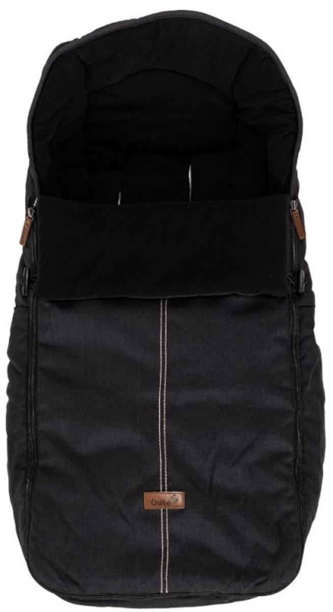 Qute Voetenzak Q-Twin Jeans - Zwart