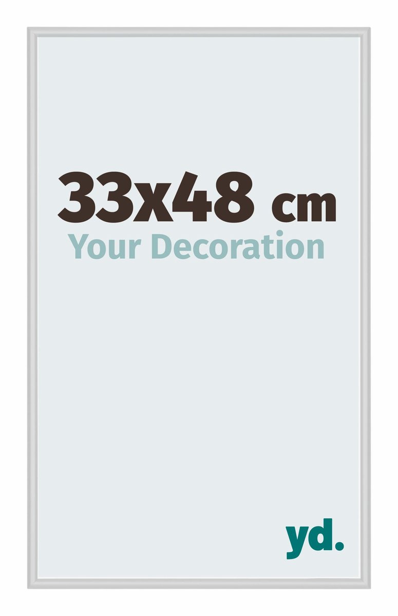 yd. Your Decoration - Fotolijst 33x48 cm - Aluminium - Zilver Mat - Miami
