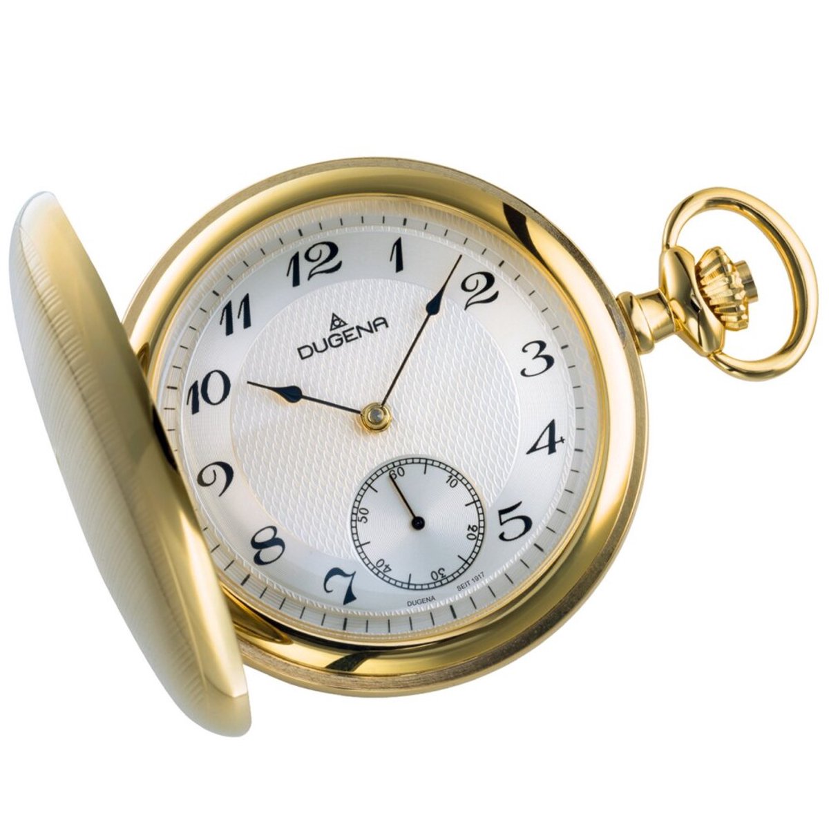 Dugena - 4460501 - Zakhorloge Savonette met ketting - Kwarts