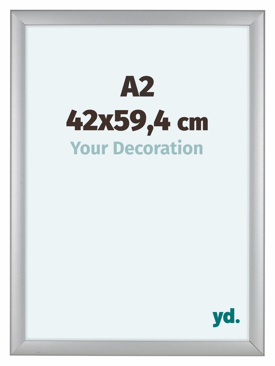 yd. Your Decoration - Fotolijst A2 42x59,4 cm - MDF - Zilver Mat - Como