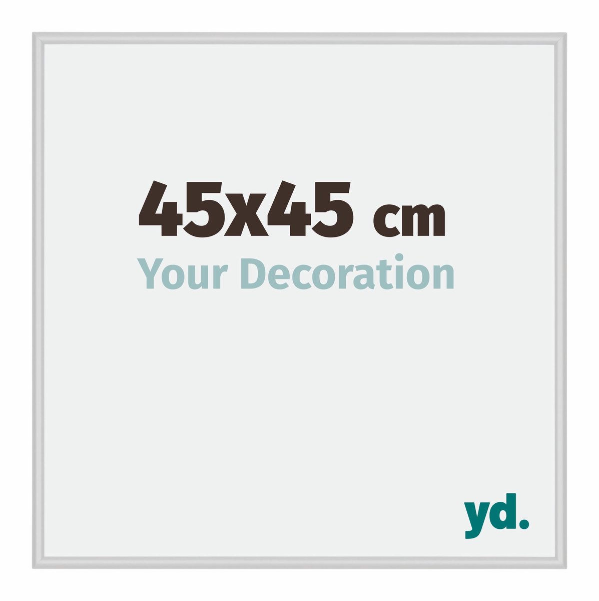 yd. Your Decoration - Fotolijst 45x45 cm - Aluminium - Zilver Mat - Miami