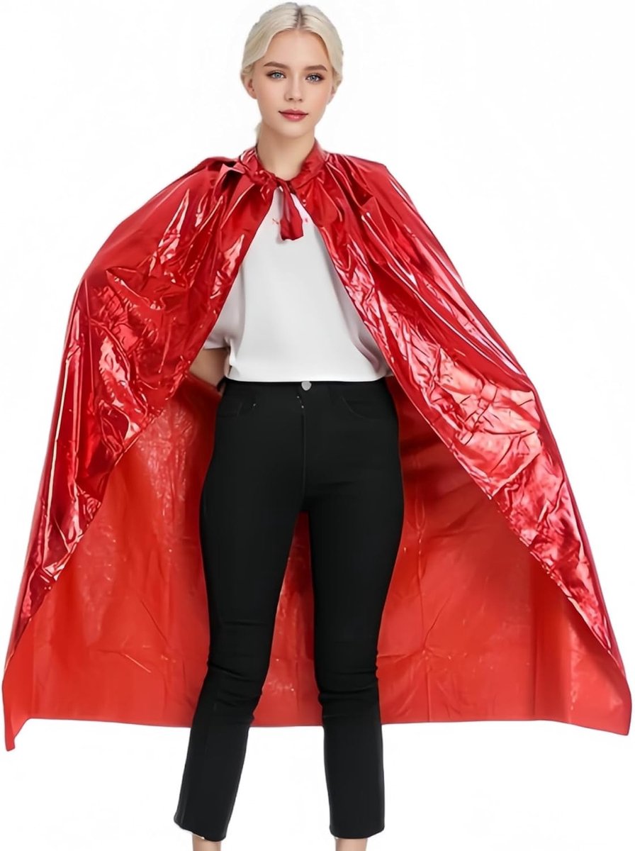 Halloween Cloak voor Feestjes - Lange Sprankelende Cape voor Carnaval, Wizarding en Kerstkostuum 120cm