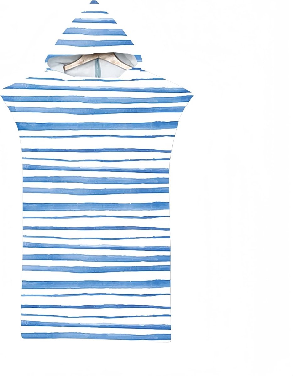 Hooded Strandhanddoek voor Volwassenen - Veranderponcho voor Zwemmen, Surfen en Badderen, 85x110cm