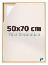 yd, Baklijst 50x70 cm Beuken - Lijst voor Canvasdoek - MDF Lyon