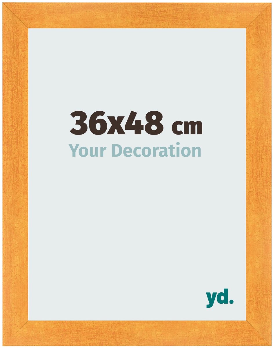 yd. Your Decoration - Fotolijst 36x48 cm - MDF - Oranje - Pisa