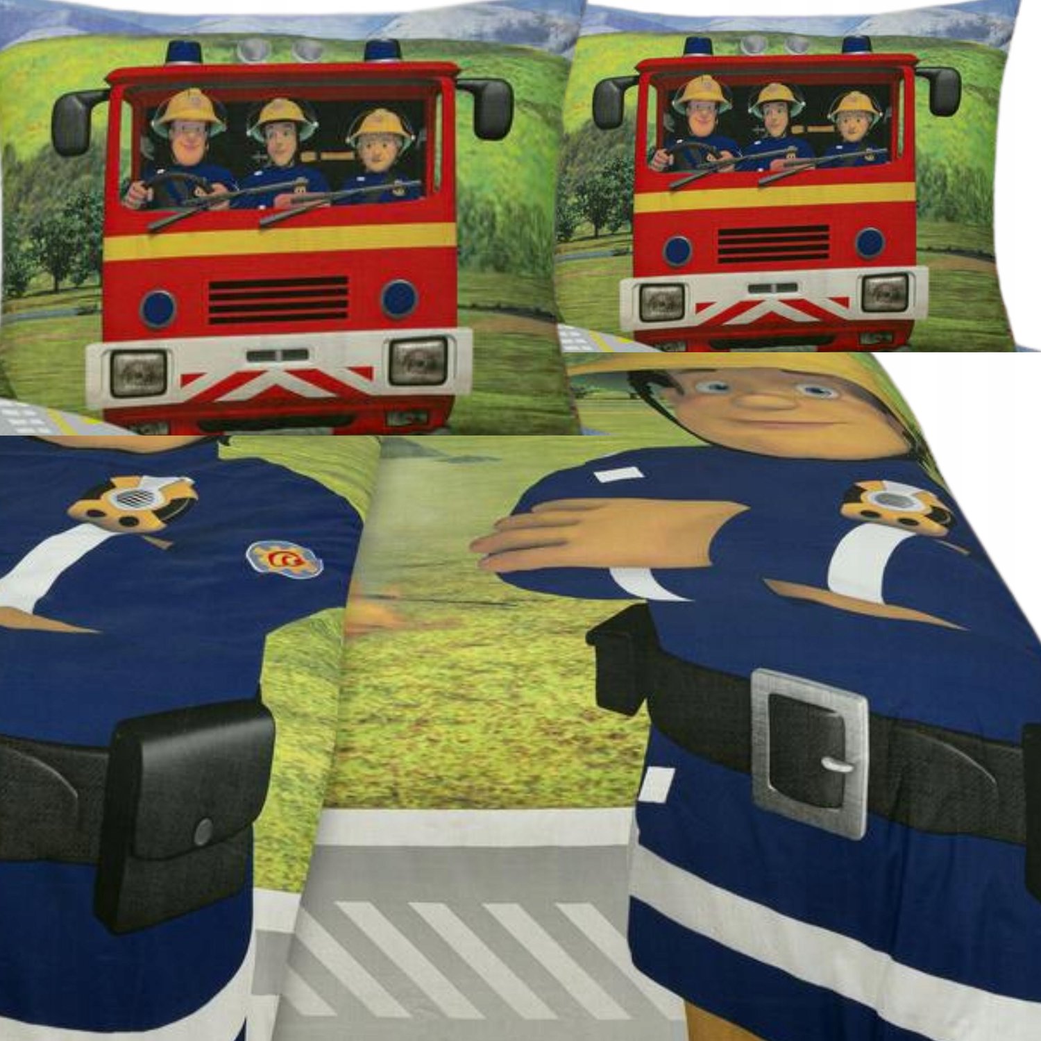 Merkloos Katoenen Dekbedovertrek Set 140x200cm met Kussensloop 70x80cm