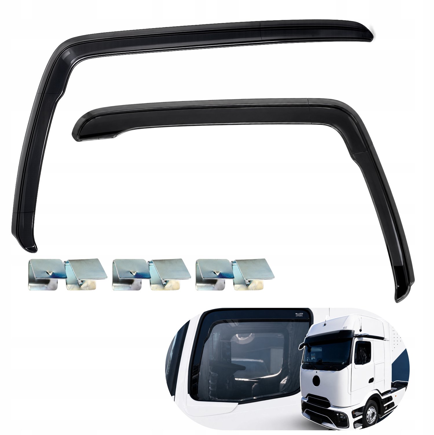 HEKO Windgeleiders Zijruiten Mercedes Actros MP6 2025 EU