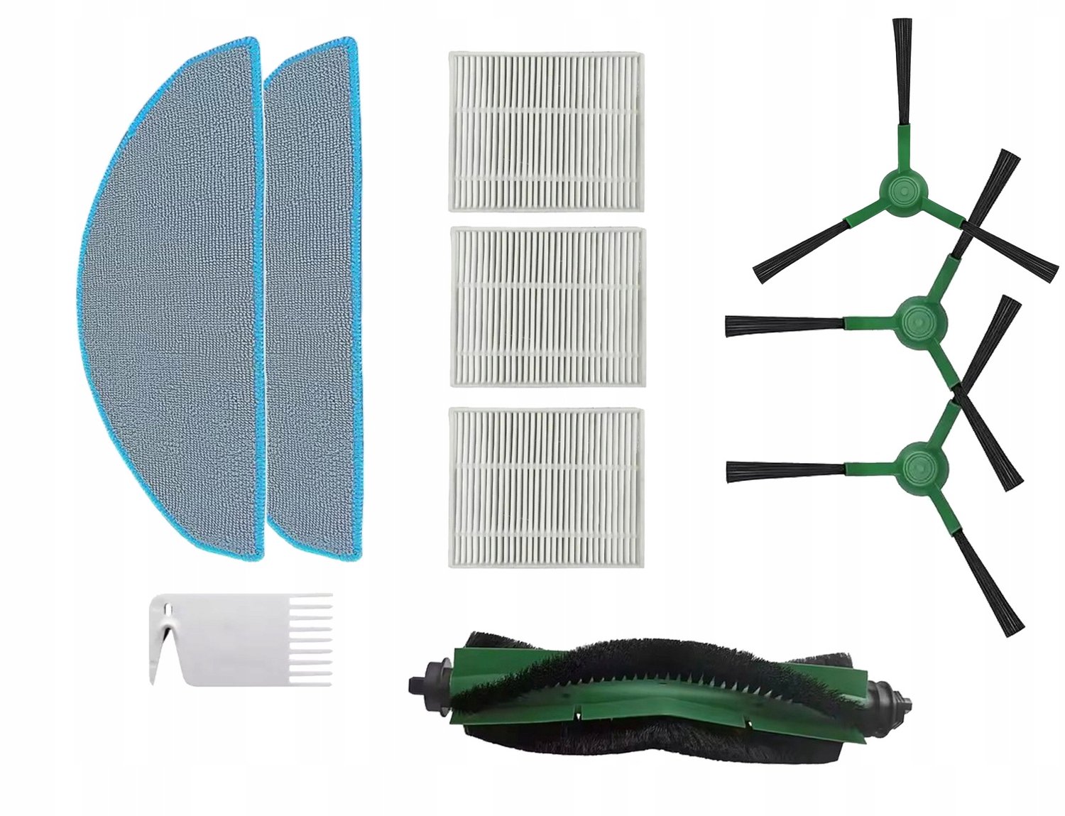 Vervangingsset voor iRobot Roomba Combo Essential: Filters, Borstels, Mops