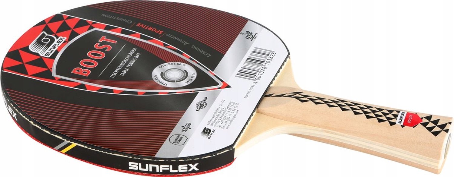 SUNFLEX Boost Tafeltennis Racket - ITTF Goedgekeurd