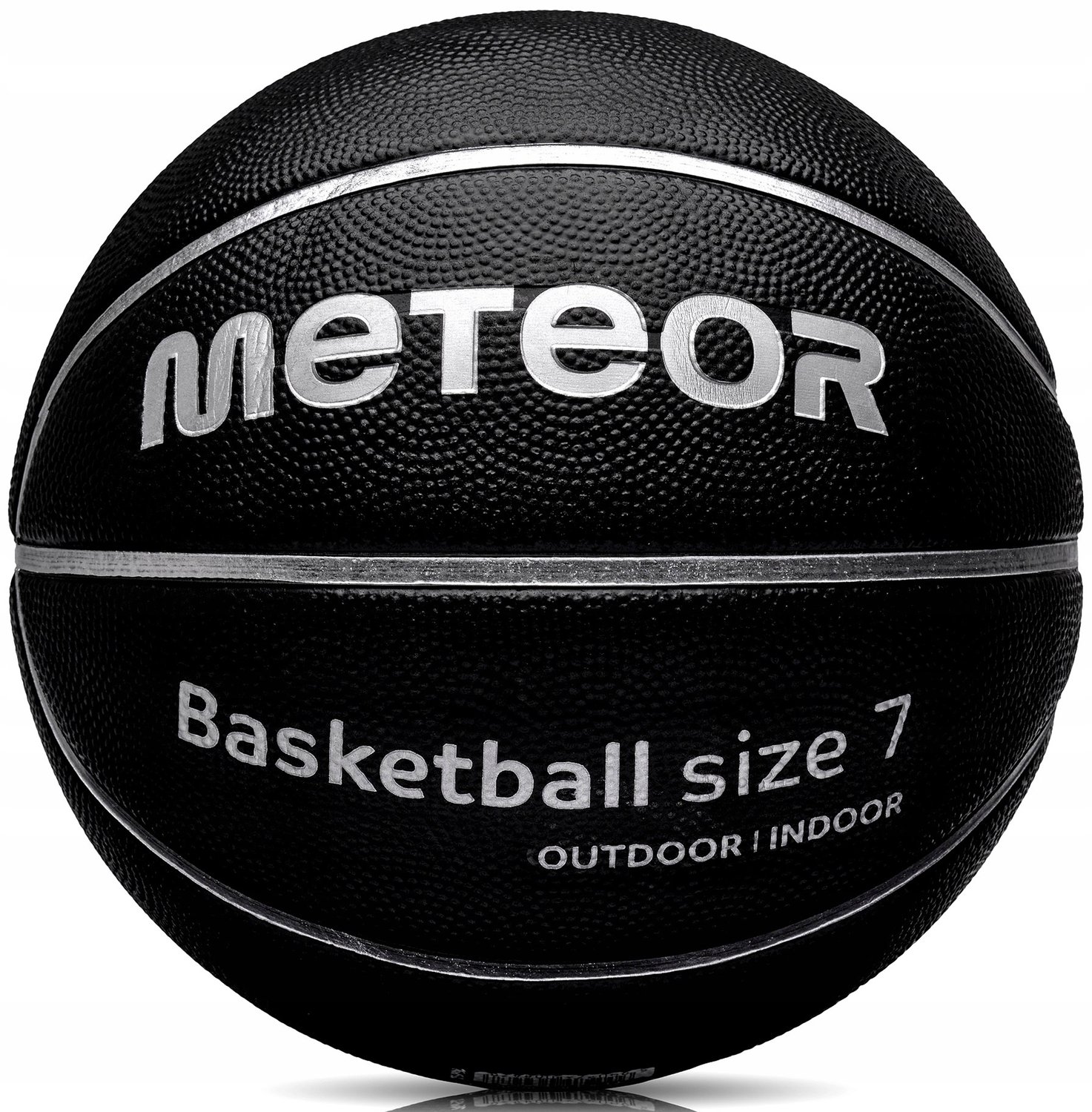 Meteor Basketbal Trainingsbal Maat 7 Zwart Cellulaire