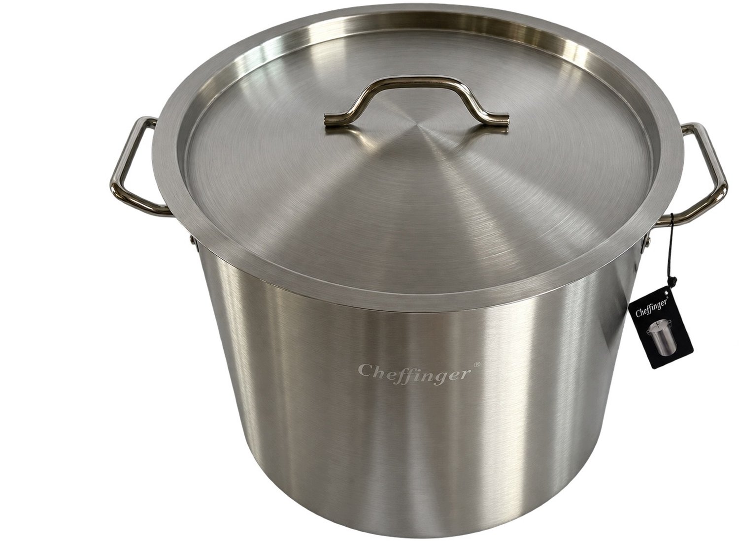 Grote RVS Pan met Deksel 50L - Inductie Geschikt, Ø 40cm