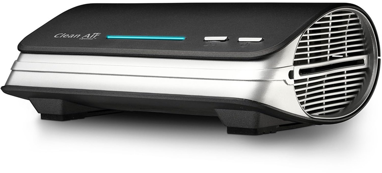 Luchtreiniger HEPA UV Desktop Auto Ionisator - Stil 3 Watt Vermogen - 15 m² Oppervlak - Zwart - Mobiel Gebruik