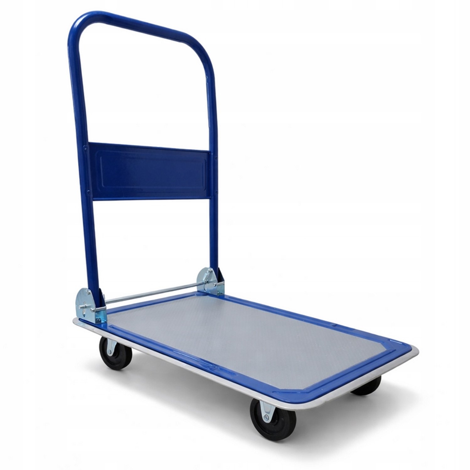 Robuuste magazijnplatformwagen - 150 kg laadvermogen
