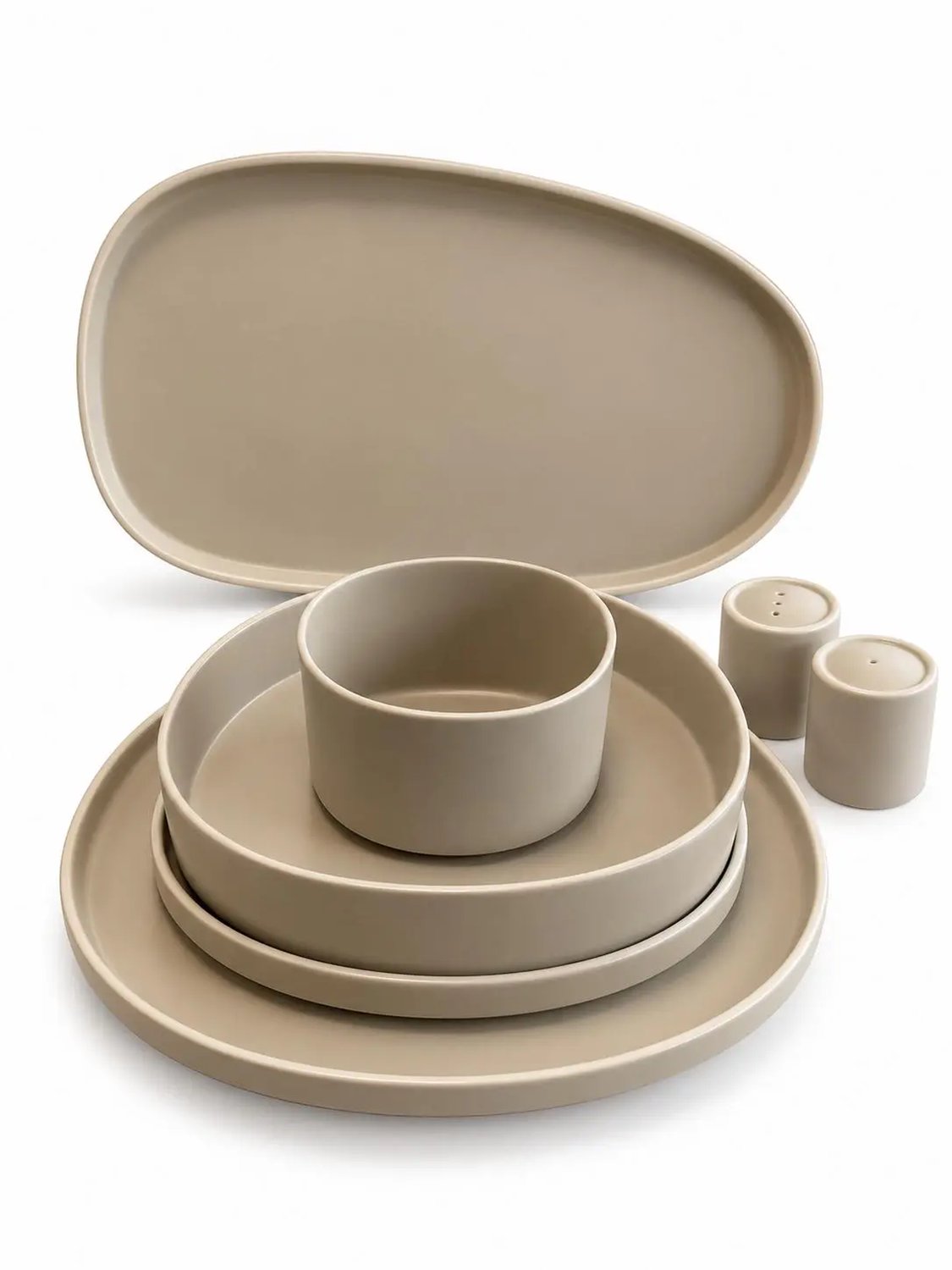 Bricard Croix Serviesset - 27-delig - Beige - Porselein