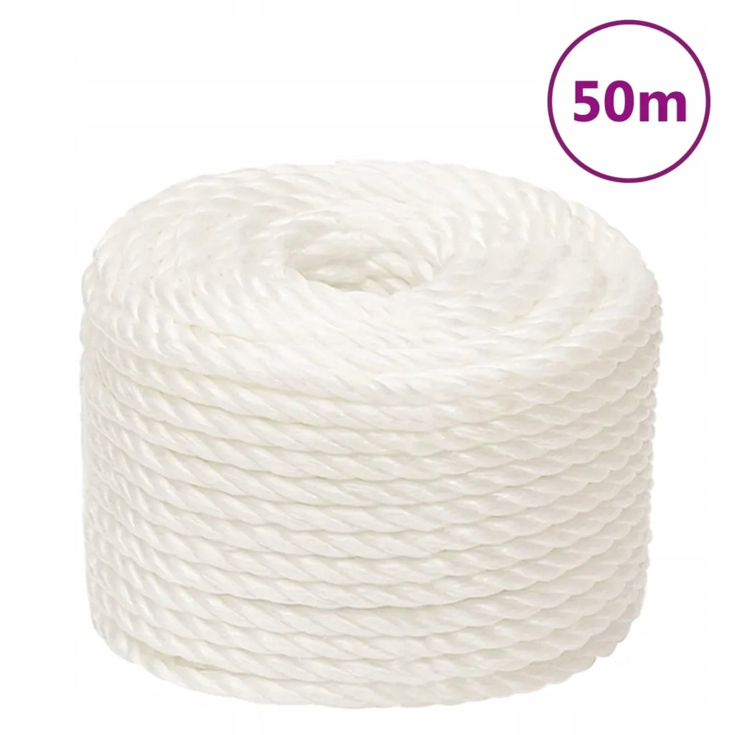 Sterk Wit Polipropyleen Touw 12mm - 50m - Waterbestendig