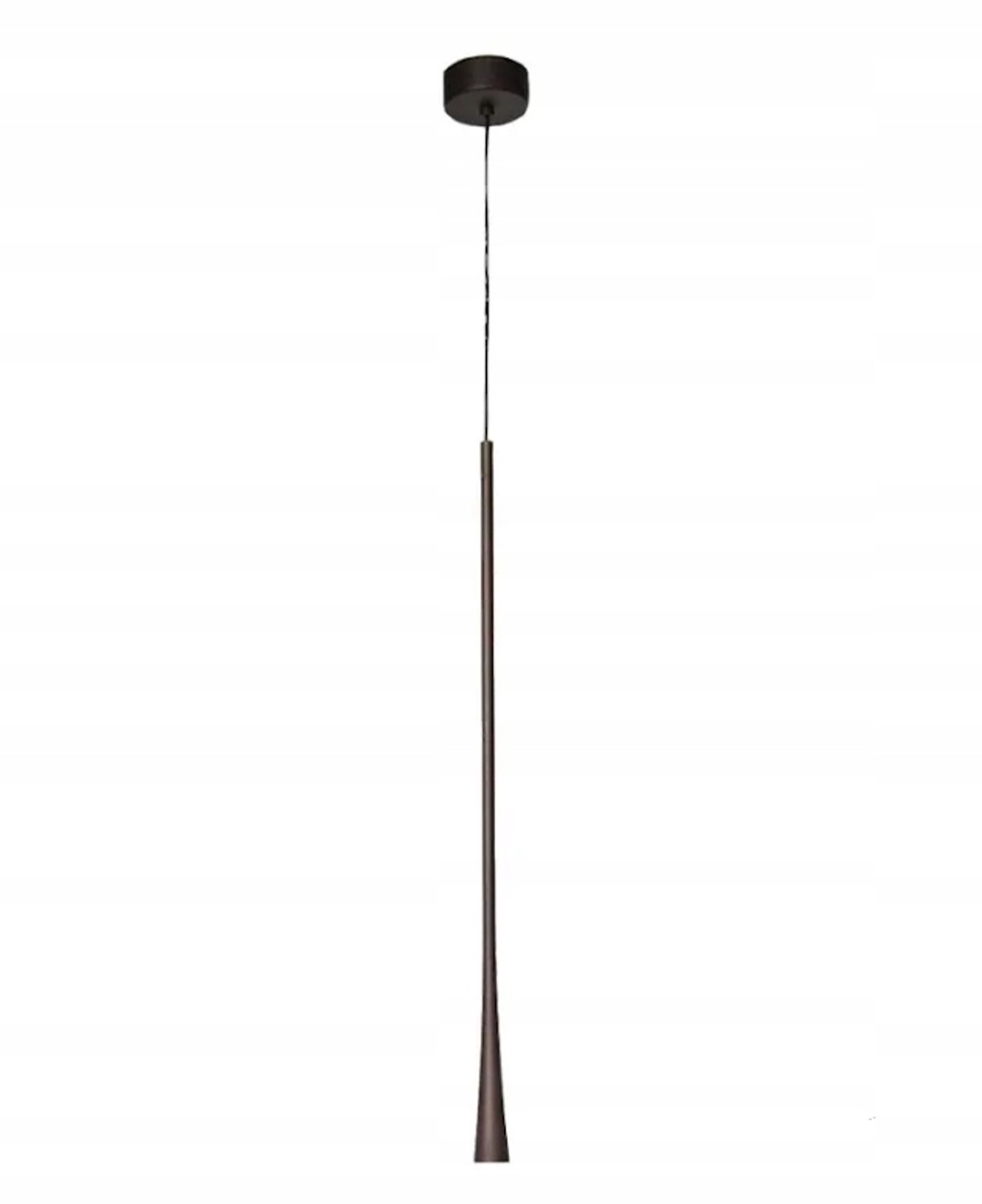 Bruine LED Plafondlamp Hanglamp Mondrian BK/800 7W 3000K 185cm