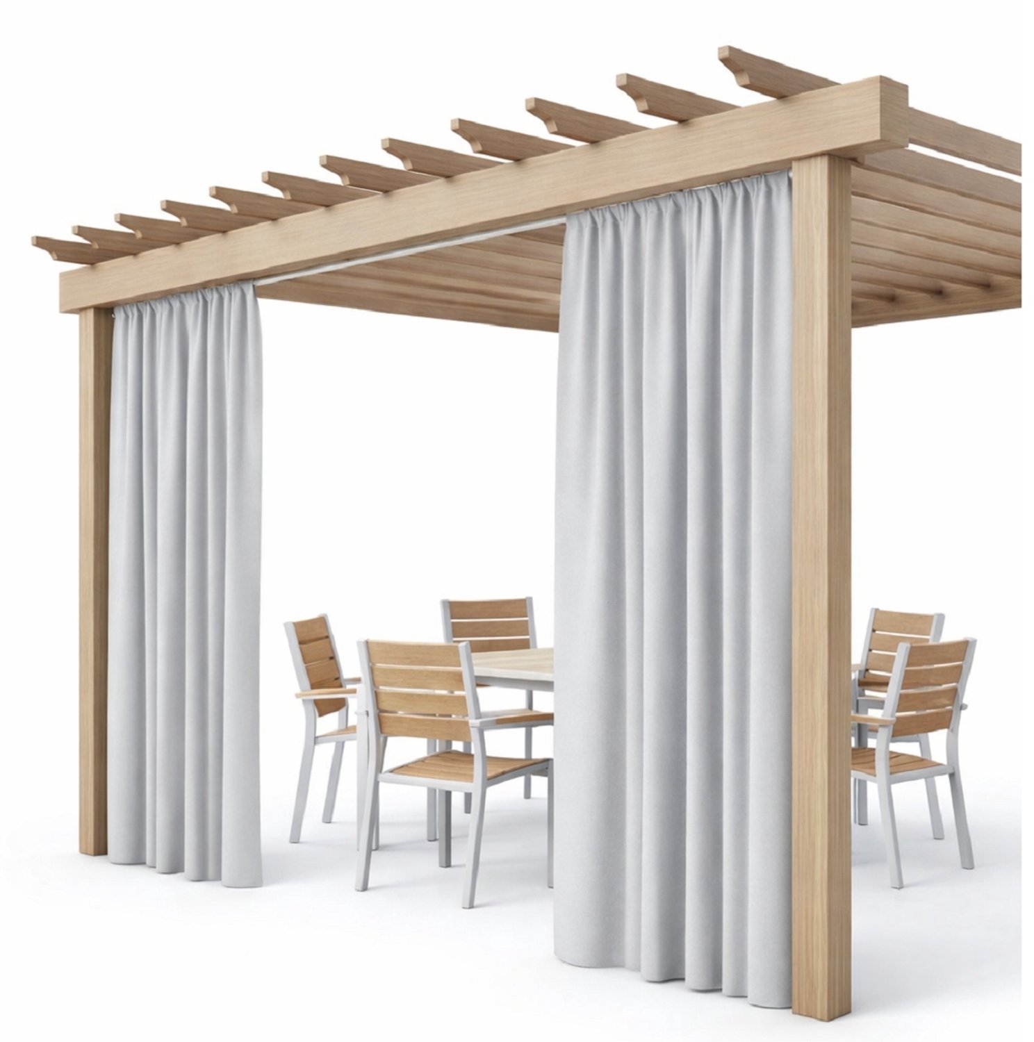 Waterdichte Tuindoek Gordijn 155x180cm voor Pergola & Terras