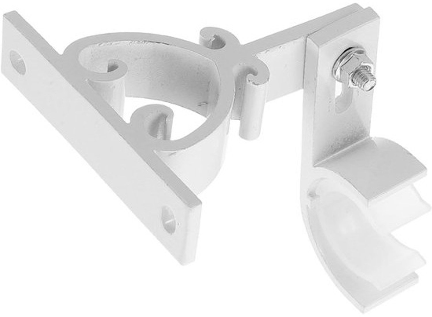 Gordijnroedebeugel - Stanghouder - Gordijnen ophangen - Duurzame legering - 13.5 cm - Zilverkleurig