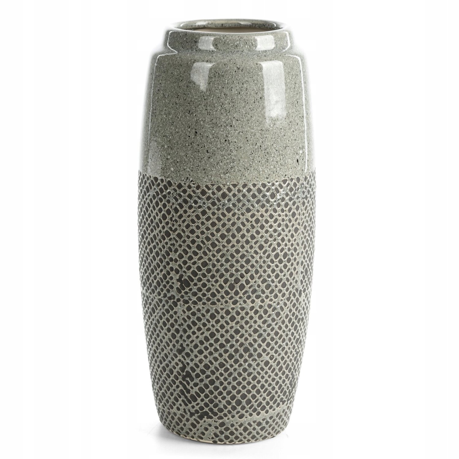 Decoratieve Vaas Nori Staal 16x16x36 cm