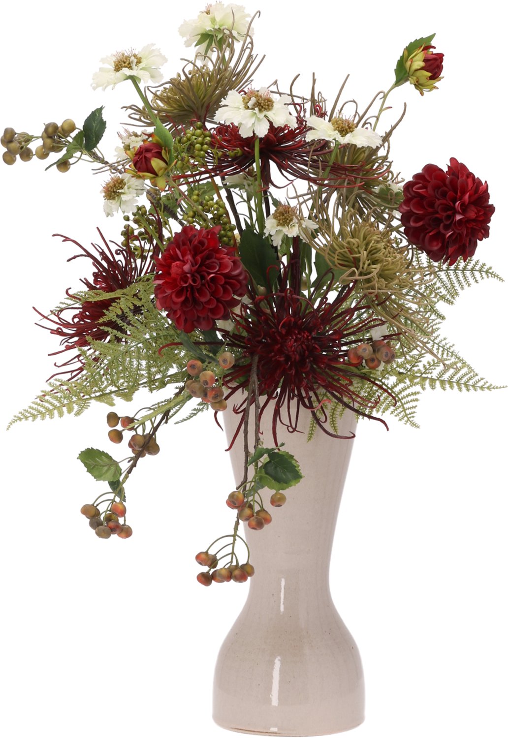 Herfstboeket kunstbloemen Ise Phoenix 70cm