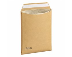 WOOLA Wollen Verzendenveloppen - 150 x 210 mm Binnenmaat - Bruin - 25 Stuks