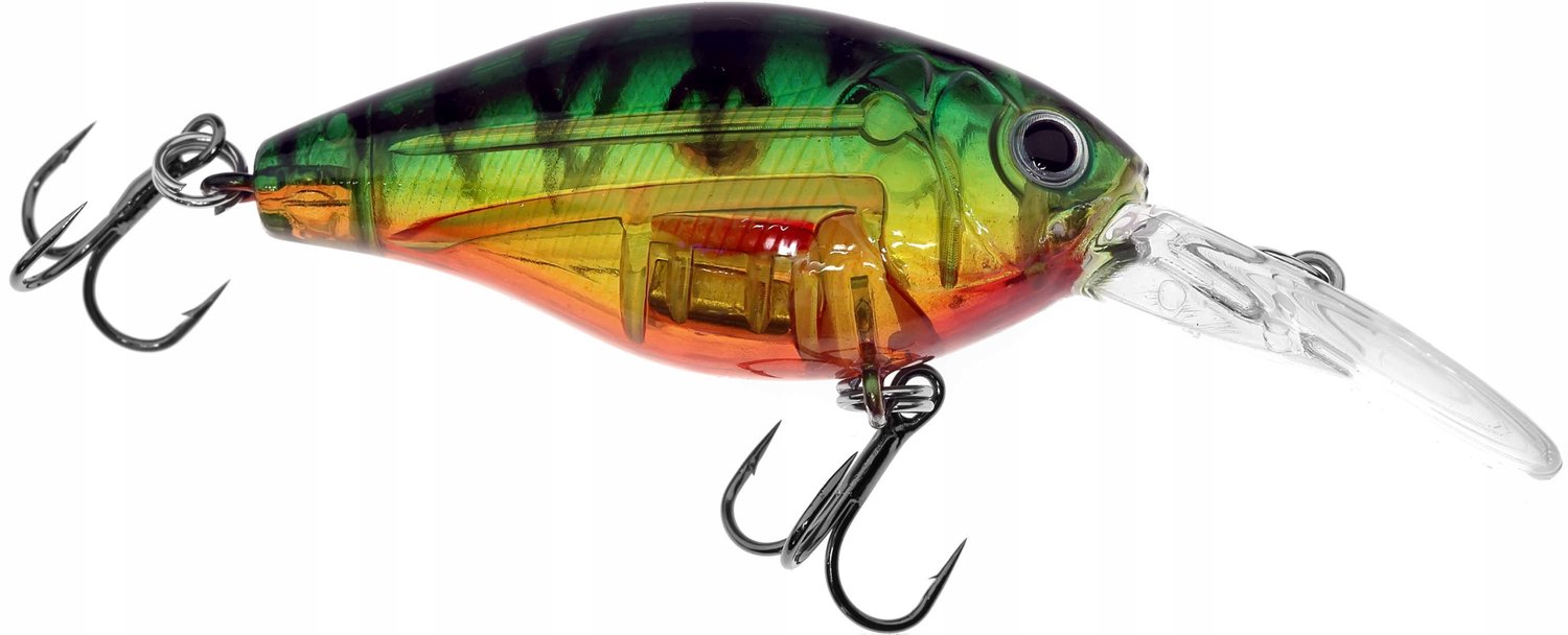 Strike Pro Cranky-X Deep Wobbler 5cm - Zwevend, 150cm Duikdiepte