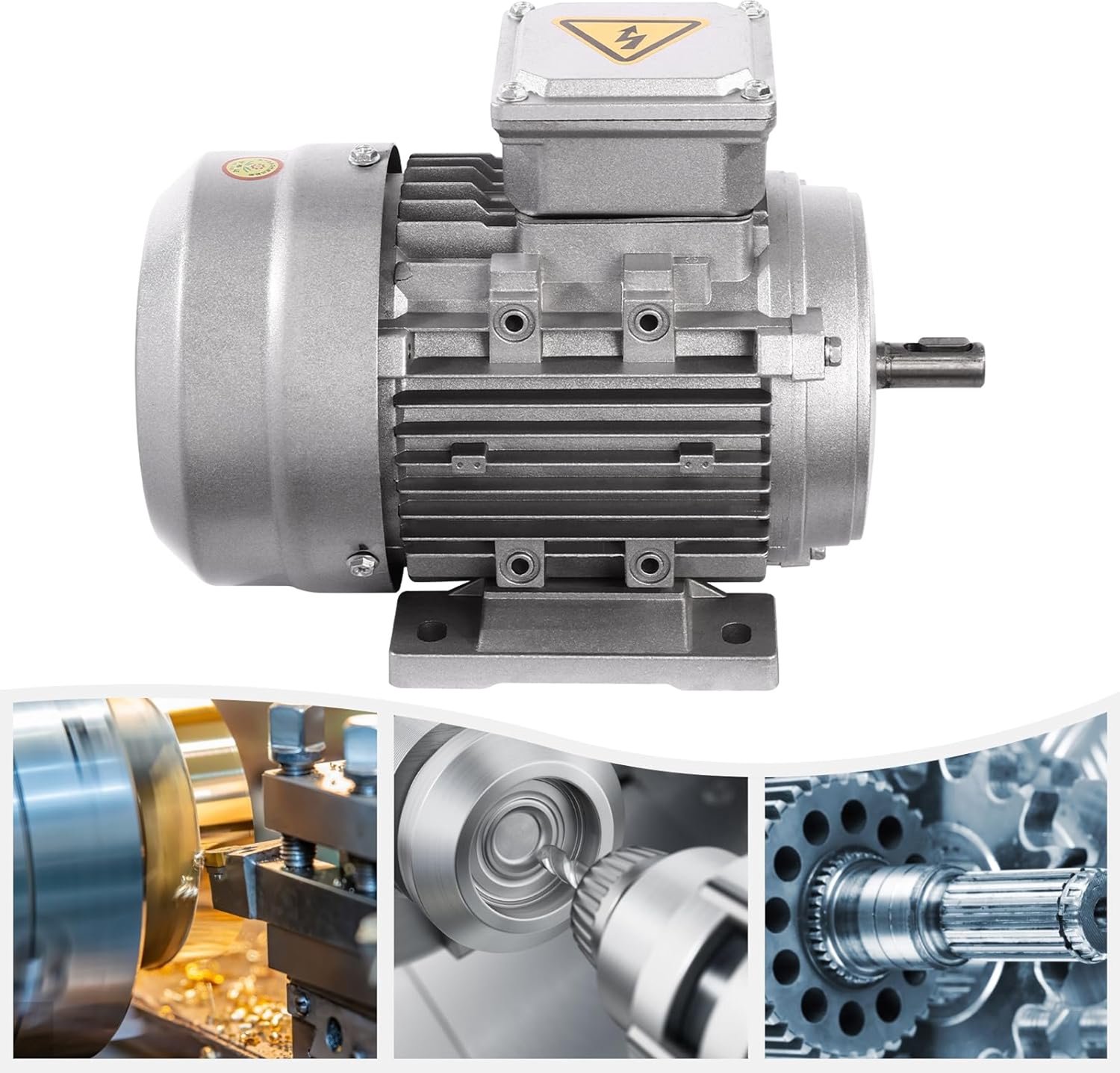 Elektrische Motor 10 Tpm - 750 W Vermogen - 380 V Spanning - Aluminium Behuizing - Industriële Toepassing