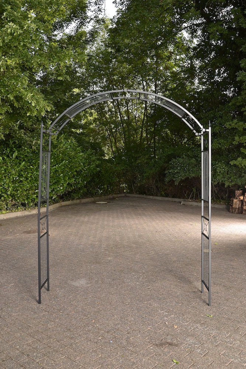 Rozenboog Flexi, Metaal - Zwart